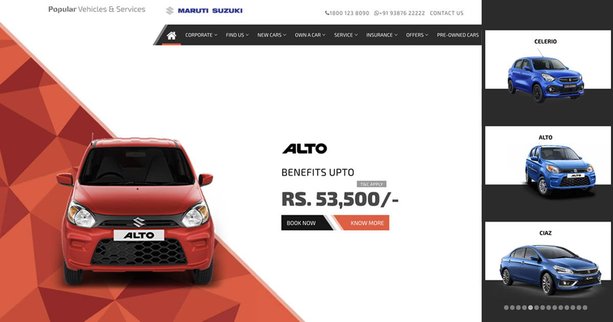 Popular maruti showroom new arrivals